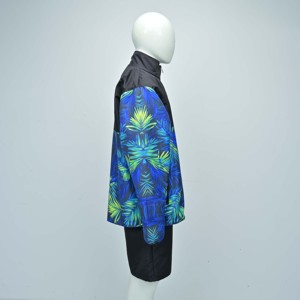 Conjunto de Chaqueta Deportiva para Hombre Sunday Swagger, Estampado Tropical, Manga Larga, Cierre Frontal con Cremallera, Estilo Casual, Ropa Deportiva de Otoño, Cortavientos - Product Image 3