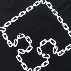 <b>Black</b> Oversized Men's T-<b>Shirt</b> Short Sleeve Crew Neck Solid Digital Printing Knitted 100% Cotton Streetwear <b>Tee</b> - Product Image 4