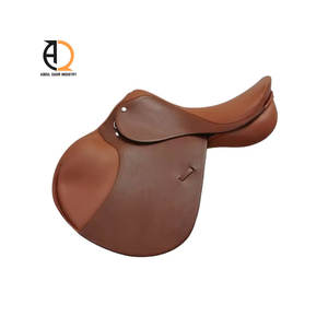 Selle d'équitation avec siège confortable, finition en cuir durable, sangle réglable, idéale pour tous les cavaliers - Product Image 2