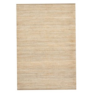 Alfombra de Yute Natural y Blanco Sólido, Tejida a Mano, Estilo Boho Neutral, para Sala de Estar, Dormitorio, Entrada, Decoración de Piso - Product Image 2