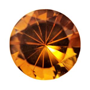 Trillón redondo, formas hexagonales ovaladas, piedras preciosas, fabricación de joyas DIY, alta calidad, 100%, corte facetado Natural, piedra citrino naranja, OEM - Product Image 1