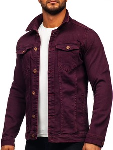 <b>Denim</b> <b>Custom</b> Black Wax Waxed Long Casual Autumn Zipper 100% Cotton Men's <b>Jacket</b> - Product Image 3