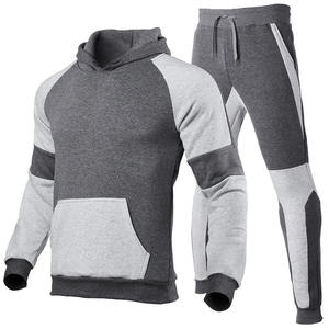 Conjunto Deportivo Personalizado con Logotipo, Sudadera con Capucha y Pantalones Holgados de Felpa 100% Algodón para Hombre, Traje Deportivo de Dos Piezas - Product Image 4