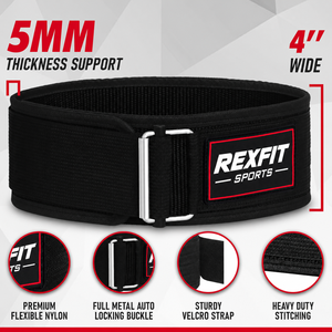 Cinturón de Levantamiento de Pesas Ajustable de Nailon para Entrenamiento en Gimnasio, OEM, ODM, Logotipo Personalizado, Proveedor Mayorista para Marcas de Fitness de Marca Privada - Product Image 2