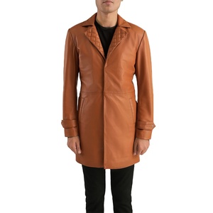 Mens Packable Waterproof Genuine Leather <b>Fleece</b> <b>Lined</b> Breathable Lightweight Windproof Outdoor Shell Rain <b>Jacket</b> OEM ODM - Product Image 2