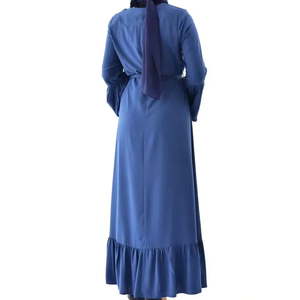 Latest Model 2026 High Quality Breathable Lightweight Pink Color Abaya Traditional Muslim <b>Long</b> <b>Dress</b> Plain Women Dubai Abayas - Product Image 6