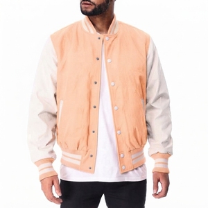 Chaqueta Varsity de Manga Larga para Hombre, Nueva Moda, Personalizable con Logotipo y Color, Bordado Frontal, Alta Calidad - Product Image 2