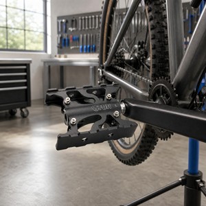 CNC Machined Aluminum <b>Bicycle</b> Pedal Lightweight DU Bearing Folding Bike Pedal Platform Rider <b>Accessory</b> - Product Image 2