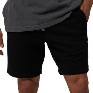 Short en jean avec logo personnalisé pour hommes avec motif gaufré Short en jean en velours côtelé avec pierres en chaîne imprimées - Product Image 6