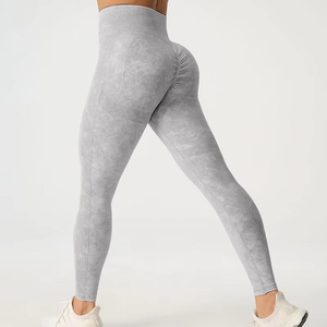 Leggings de Cintura Media para Mujer, Tejido de Malla, con Bolsillos, Súper Suaves, Transpirables, de Secado Rápido, Estilo Urbano, Largo hasta el Tobillo - Product Image 2