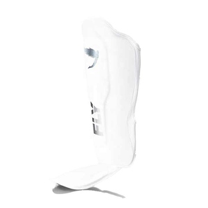 Protège-tibias de boxe professionnels en cuir PU, avec cadre en aluminium léger et réglable à boucles auto-agrippantes – Meilleure qualité, vente chaude - Product Image 3