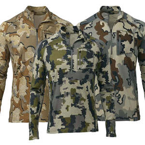 Men's Camouflage Hunting Baselayer <b>Thermal</b> Shirt Breathable Moisture Wicking 1/4 Zip Performance Outdoor Gear <b>Tops</b> - Product Image 1