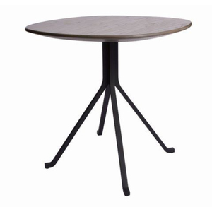 Royal Look Round Shape Metal And Wooden Coffee <b>Table</b> Black & <b>Brown</b> Finished For Home Living Room Decorative Furniture - Product Image 6