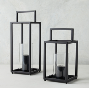 Candelabros de metal para exteriores de vidrio de burbuja industrial personalizado, farolillos, tarros de velas - Product Image 6