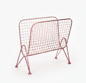 Porte-mouchoirs en fil de fer très vendu avec finition rose, parfait pour une décoration intérieure élégante et l'organisation de la table - Product Image 1