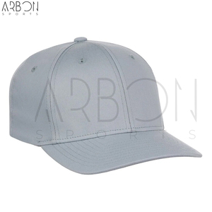 Casquettes 6 panneaux grises unies respirantes, tendance, personnalisées, design unique, pour adultes, service OEM ODM, nouvelle collection, meilleures ventes. - Product Image 4