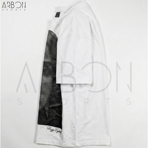 Buen Proveedor de Camisetas Blancas de Algodón Estilo Urbano, Hechas a Medida, Talla Grande, para Venta al Por Mayor, con Estampado Gráfico de Retrato Único - Product Image 3