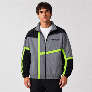 Chaqueta Cortavientos Unisex para Primavera, con Estampado por Sublimación en la Parte Delantera, para Equipos, Clubes, Escuelas, Trabajo y Artículos Promocionales - Product Image 1