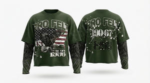 Fabricante de Ropa Personalizada Pro Felt, Camiseta de Manga Corta para Hombre, Estilo Urbano, Ligera, Transpirable, Servicio OEM, Color Personalizado - Product Image 3