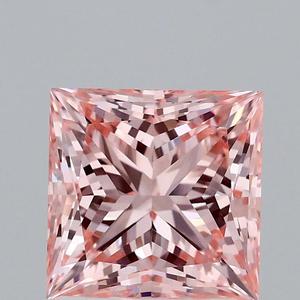 PRINCESS 2,05 CTS Fancy Intense Pink Diamantes sueltos VS1 EX con ligero 6,93-6,86-4,91 71,6 72 - Product Image 1