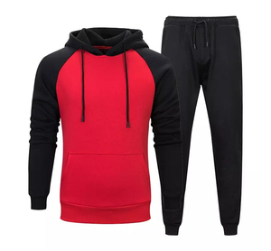 Ensemble de survêtement pour homme avec logo personnalisé, sweat à capuche en molleton de coton, pantalon de jogging, fermeture éclair intégrale, vêtements de sport décontractés - Product Image 6