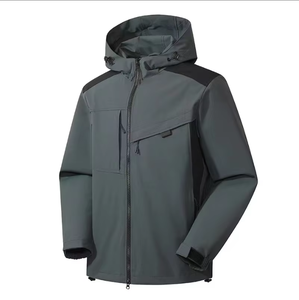 Chaqueta Cortavientos Impermeable de Poliéster Recubierto Personalizada para Hombre DUTTON SPOTS, con Cremallera, Transpirable, para Deportes de Otoño, Impermeable - Product Image 5