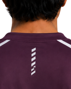 Purple <b>White</b> Men Performance T Shirt Short Sleeve Sports Jersey Quick Dry Breathable Custom Athletic Gym Training Workout <b>Tee</b> - Product Image 3