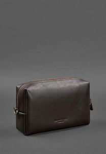 Pochette de maquillage en cuir Pochette à fermeture éclair Organisateur de cosmétiques de voyage Sac de beauté pour femmes LCB-0030B - Product Image 6