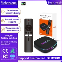 TV Box MX10 - Receptor de TV con Luz de Color - Android 14 - Asistente de Lenguaje Inteligente - TVBOX