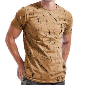 เสื้อยืดคอกลมแขนสั้นทรงโอเวอร์ไซส์ผ้าฝ้าย 100% สีพื้น ซักแล้ว ใส่สบาย ระบายอากาศดี เป็นมิตรกับสิ่งแวดล้อม สำหรับผู้ชาย - Product Image 6