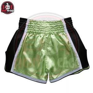 Tenue de boxe et d'arts martiaux imprimée contrastée couleur unie, 100 % polyester extensible, légère, respirante, dernier style, meilleure qualité - Product Image 2