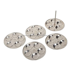 Soporte de Vapor para Idli de Acero Inoxidable de 5 Niveles, Ecológico, Capacidad para 20 Idlis, Universal para Ollas y Vaporeras, Resistente y Duradero - Product Image 1