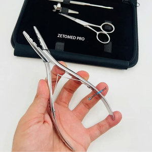 Multi-Functional Hair Extension Styling Tools Kit Stainless Steel Plier Razor Section <b>Clips</b> Loop <b>Hook</b> Styling Accessories - Product Image 2