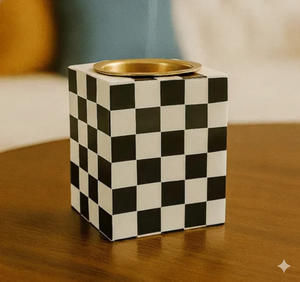 Brûleur d'encens élégant en bois et résine pour la maison, cadeau festif pour le Ramadan et l'Aïd, Mabkhara arabe moderne pour la décoration de table - Product Image 4