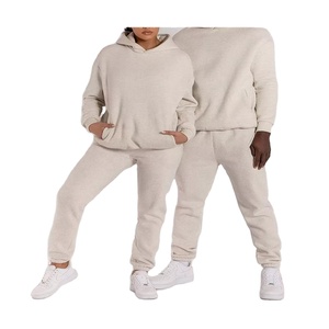 Venta al por mayor de alta calidad personalizado Casual deportes invierno térmico algodón polar hombres mujeres gimnasio Jogger chándales tamaño de color personalizado - Product Image 1