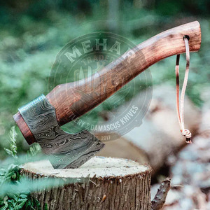 Hache en acier Damas de qualité supérieure, très résistante, à prix abordable - Product Image 3