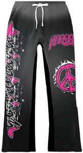 เสื้อฮู้ดดี้ผู้ชายสไตล์ Y2K ลายกราฟิกแบบฟอกสี ชุดวอร์มพิมพ์ลาย DTG ตามสั่ง - Product Image 5