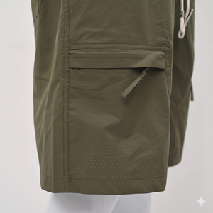 Pantalones cortos de satén personalizados de primera calidad, al mejor precio, los más demandados, con bolsillos con cremallera, para hombre y mujer, resistentes al viento y al agua. - Product Image 4