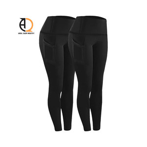 Leggings de sport pour femme taille haute, effet push-up fessier, avec poches, pour yoga et fitness - Product Image 3