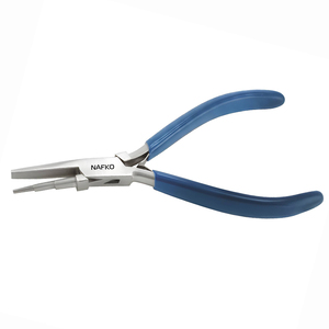 Equipo de Fabricación de Joyería, Alicates para Hacer Lazos de Alambre con Logotipo Personalizado, Mandíbula Inferior Cóncava de 140 mm, para Hacer Pulseras, Envoltura de Acero Inoxidable - Product Image 1