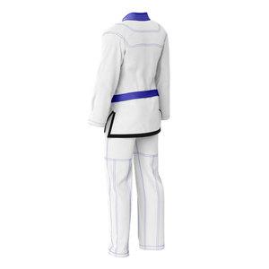 Ensembles d'uniformes de Taekwondo personnalisables avec logo, en polyester/coton, séchage rapide, design résistant, option ceinture - Product Image 6