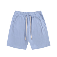 Shorts de survêtement décontractés pour hommes en nylon écologique, couleur unie, noir avoine clair, avec logo personnalisé, vente directe usine 2026