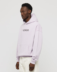 Custom Logo Heavyweight Cotton Cropped Hoodies Oversized Blank Pullover Sweatshirt OEM ODM Private Label Manufacturer - Product Image 1