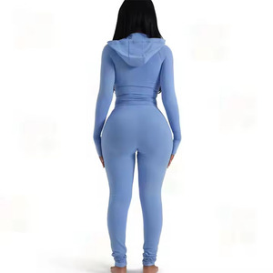 Women's High Quality Plaid Pattern <b>Yoga</b> Top Quick-Drying Leggings Breathable Three-Piece Plus Size Set Long Waist Half Seamless - Product Image 4