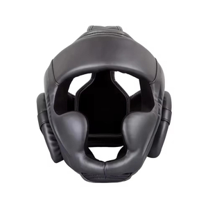 Protector de Cabeza para Boxeo, Protección Facial Completa, Visera Transparente, Cuero PU, Unisex, Casco Deportivo para Adultos para Entrenamiento de Boxeo y MMA - Product Image 1