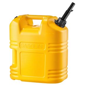Contenitore Portatile per Carburante da 5 Galloni con Scala Graduata, Serbatoio Trasparente con Beccuccio, Design Sicuro Anti-Perdita, Portata Massima 15 L/min, per Bombole di Gas Piatte - Product Image 1