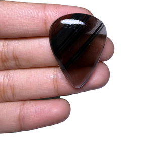 Piedras Preciosas de Cuarzo Obsidiana de Alta Calidad, Color Medianoche, Precio al por Mayor para la Fabricación de Joyas, Piedra de Cristal Natural Hecha a Mano - Product Image 1