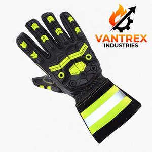 Guantes de Cuero de Alta Calidad para Campos Petroleros, Guantes de Protección contra Impactos para Uso en Exteriores, Venta al por Mayor en Pakistán - Product Image 5