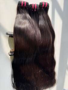 Vente flash : Extensions de cheveux humains vietnamiens 100 % naturels, brins vierges lisses, brins vierges non traités - Product Image 2