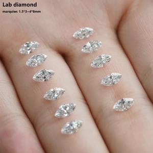 Diamante Cultivado en Laboratorio con Corte Marquesa de 1.5x3mm, Color DE, Claridad VS, Corte Simétrico Maestro, Diamante Blanco Suelto, Entrega en 24 Horas - Product Image 6